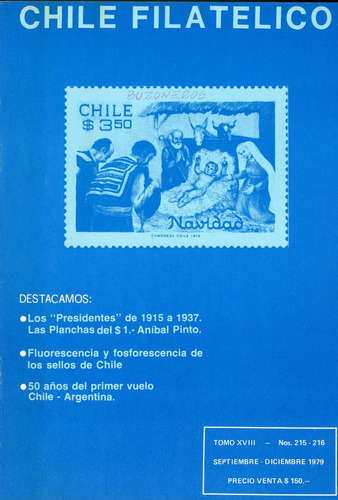 Revista Chile Filatélico Nº 215/216 - Septbre/diciembre 1979