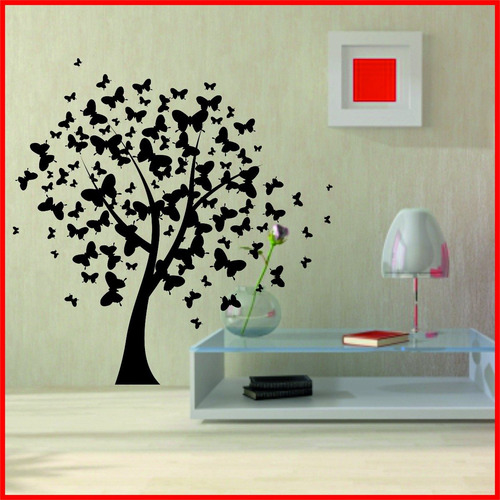 Vinilos Decorativos Arboles Florales Flores Tamaño Xl