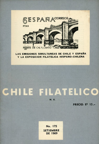 Revista Chile Filatélico Nº 175 - Septiembre 1969