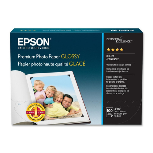 2 Papel Fotografico Premium Photo Paper Glossy Epson 260 Grm