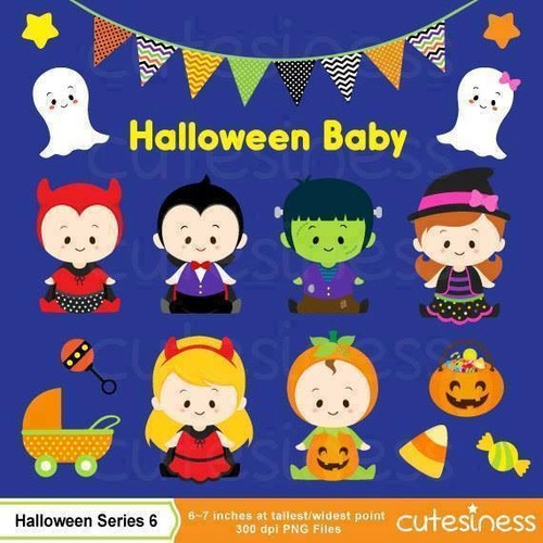 Kit Imprimible Halloween Imagenes Clipart Cod 14