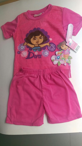 Polo Short Niña Talla 4 Dora La Exploradora Con Etiqueta