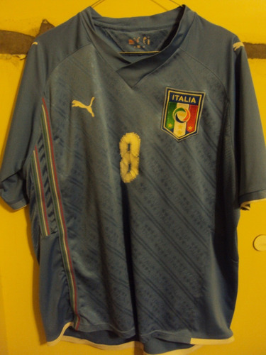 Camiseta Italia Puma Copa Confederaciones 2009 Gattuso #8 Xl