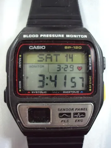 Casio B P 120 - Raríssimo Monitor Cardíaco. | MercadoLivre