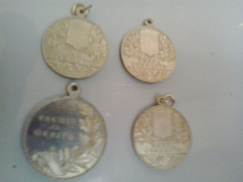 Medallas 4 Al Merito Y A La Conducta Vintage