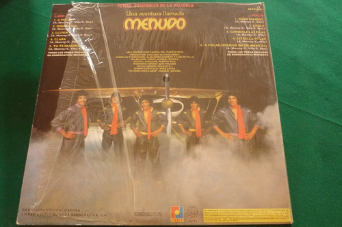 Menudo Una Aventura Llamada Menudo Con Su Celofan Original