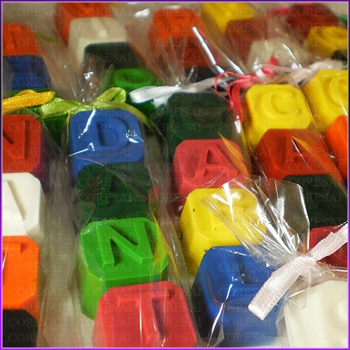 Crayones Personalizados- Souvenirs- Nombre 5 Let - Pack X 16