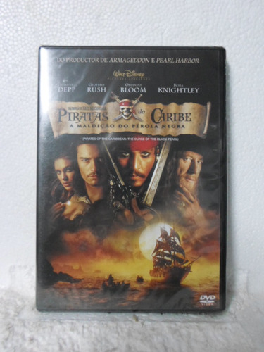 Dvd Piratas Do Caribe - A Maldição Do Perola Negra - Lacrado