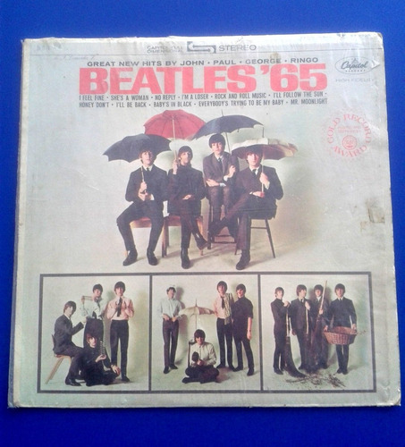 Disco Vinilo   Beatles 65`  Lp Capitol  Records 