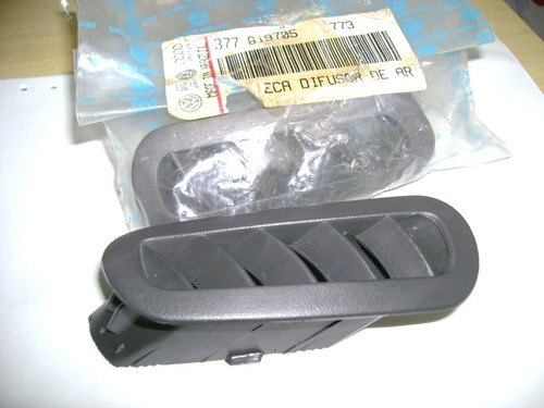 Difusor Ar Lateral Painel Cinza Escuro Gol G2 Original Vw.