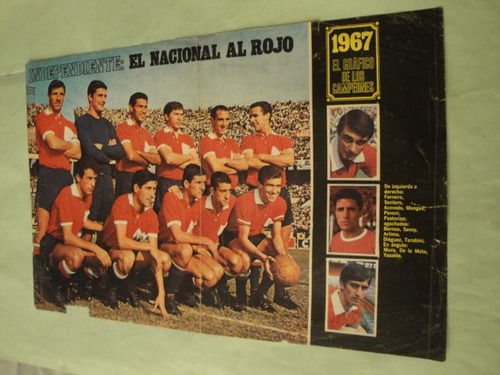Lamina Independiente 1967 Revista El Grafico