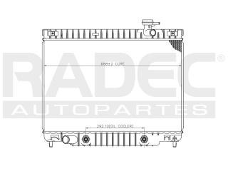 Radiador Chevrolet Trail Blazer 2007 L6 4.2lts C/gollete Aut