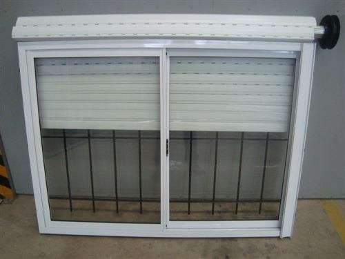Ventana Aluminio Blanco 150x110 Cortina Reja Mosq Tecnooeste
