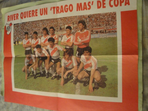 Lamina Reviposter 1990 River Plate