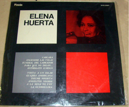 Elena Huerta - Elena Huerta Carcara Lp Argentino / Kktus