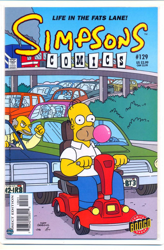 Simpsons Comics Bongo Comics # 129