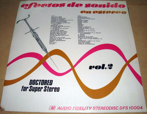 Efectos De Sonido En Estereo Vol.2 Vinilo Lp  / Kktus