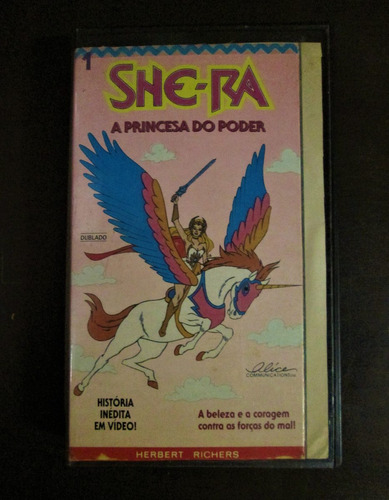 Vhs She-ra A Princesa Do Poder/vol 1/rarissimo