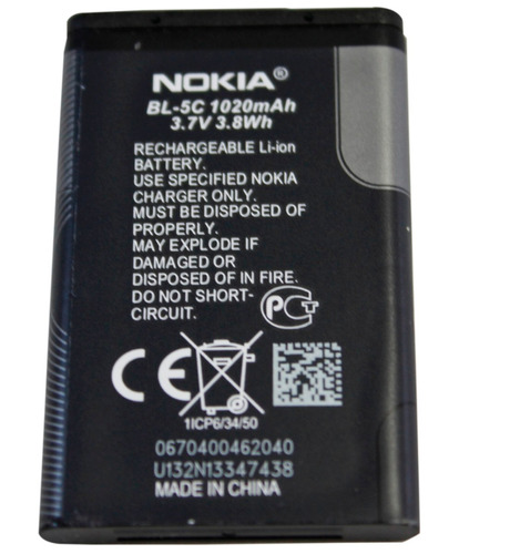 Bateria Bl-5c Original Nokia 1020mah