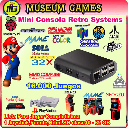 Consola Retro Arcade Neogeo Sega Psx 32gb
