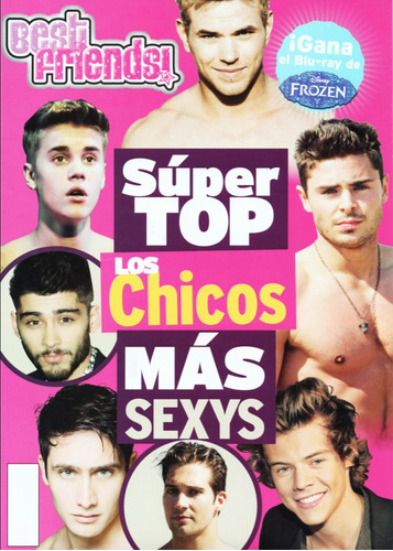 Revista Best Friends Top Más Sexys Zac Efron One Direction