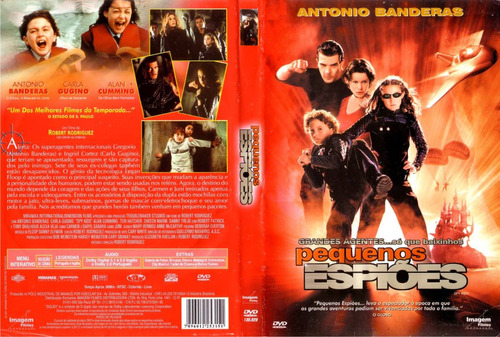 Dvd Pequenos Espiões, Antonio Banderas, Aventura, Original