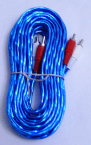 Imagen 2 de 2 de Cable Rca 6mts Sonido Plantas Y Otros Audio Sound Car Carro