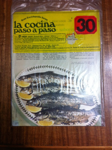 Enciclopedia Sarpe La Cocina Paso A Paso Fasciculo Nº 30