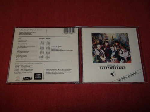 Frankie Goes To Hollywood - Welcome... Cd Usa Ed 1990 Mdisk