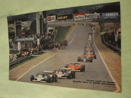 Lamina Formula 1 - Largada En Jarama 1978
