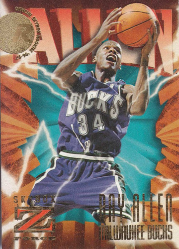 1996-97 Skybox Zforce Rookie Ray Allen Bucks