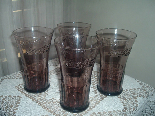 Vasos De Cocacola Color Ambar