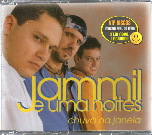 Jammil E Uma Noites Cd Single Chuva Na Janela - Raro