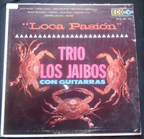 Lp Trio Los Jaibos Loca Pasion (2)