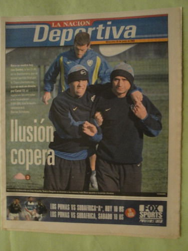 Diario La Nacion Boca Juniors Vs Santos - 1ª Final