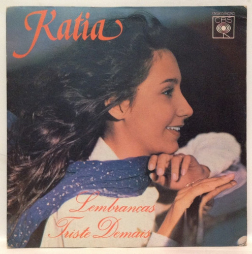 Compacto Vinil Katia - Lembranças - Triste Demais - 1979 - D