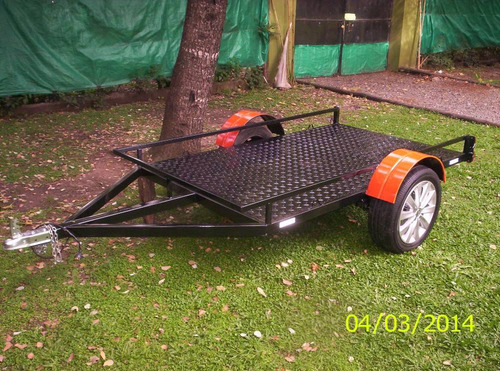 Trailer Doble Para 2 Cuatri C/rampa