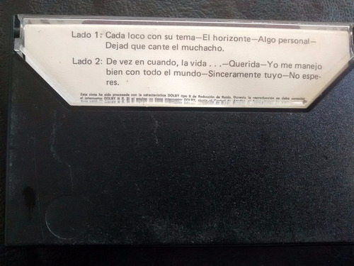 Cassette De Joan Manuell Serrat Cada Loco Con Su Tema(172