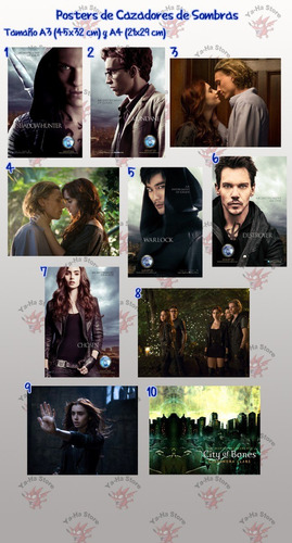 Posters A3 De Cazadores De Sombras