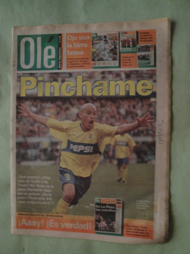 Diario Ole Boca 4 Central 0 2003