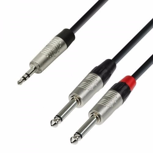 Cable Audio Miniplug A 2 Plug Mono 3m. Adam Hall K4ywpp0300 