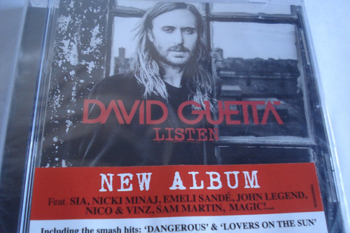 Cd David Guetta Listen Sellado