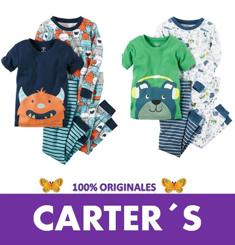 Ropa Carters Pijamas Niños Niñas Originales Liwix