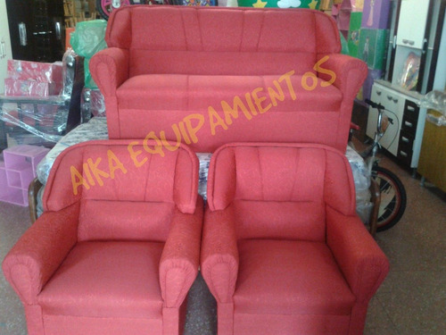 Juego De Living Sillones Sofá 3+1+1 Garantidos!!!