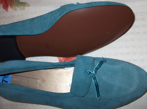 Zapatos Casuales, Nuevos, Color Azul Turquesa, Jillian Jones