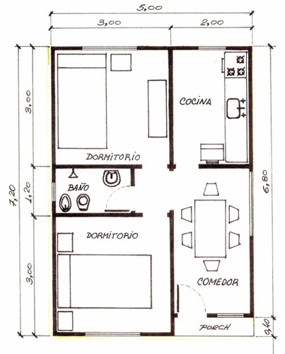 Imagen 3 de 7 de Casas Premoldeadas Modelo Minimalista- Viviendas Monumental