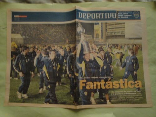 Diario Clarin Boca Campeon De America 2003