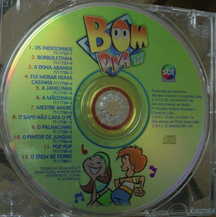 Cd Bom Dia & Cia / Sbt - Sem Capa - B218 (Usado)
