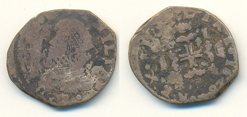 Italia Moneda De Plata Año 1628 B+
