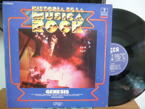 Genesis Historia De La Musica Rock Vinilo Español